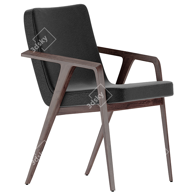 Porada Lolita Chair: Elegant Design 3D model image 2