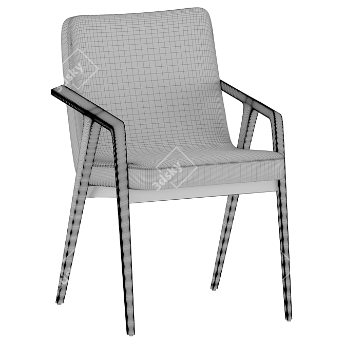 Porada Lolita Chair: Elegant Design 3D model image 4