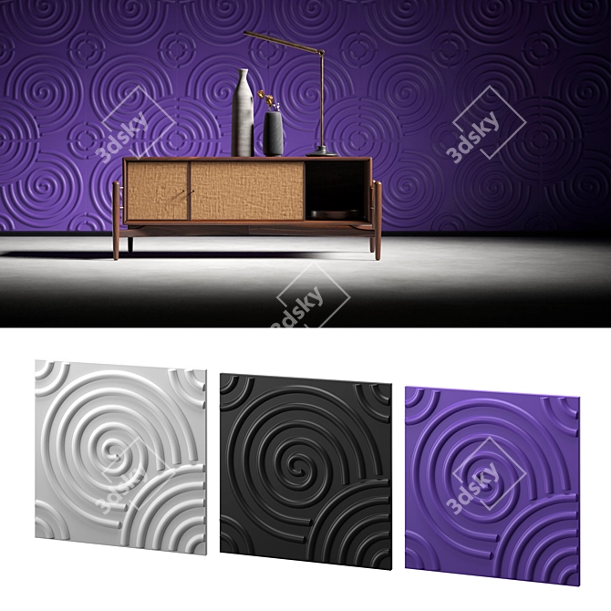 Endura 3D PVC Wall Panels 3D model image 2