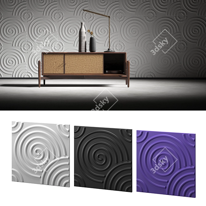 Endura 3D PVC Wall Panels 3D model image 3