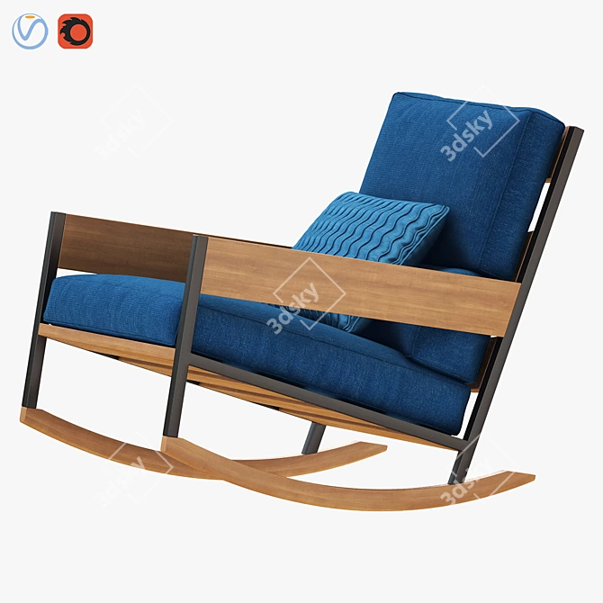 NAP Outdoor Swing Armchair 3D model image 1