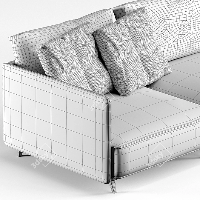 Elegant Arflex K2 Sofa 3D model image 4