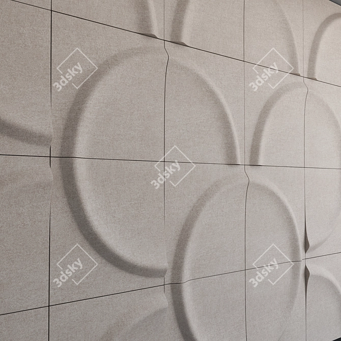 Elemental Acoustic Panels: Gaia Inspired 3D model image 5