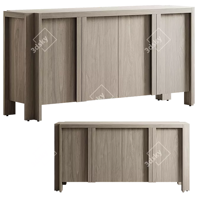 Albers Sideboard: Modern Eaves Design 3D model image 1