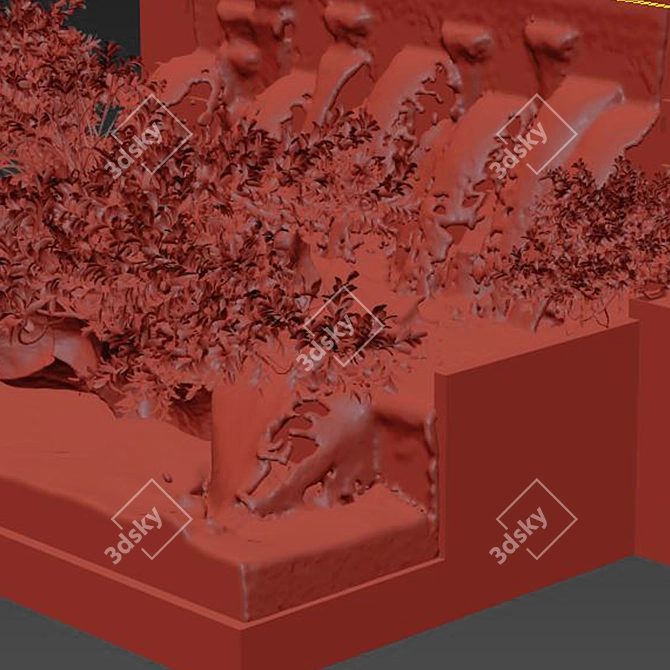 Outdoor Plant 215 3D Model 3D model image 9