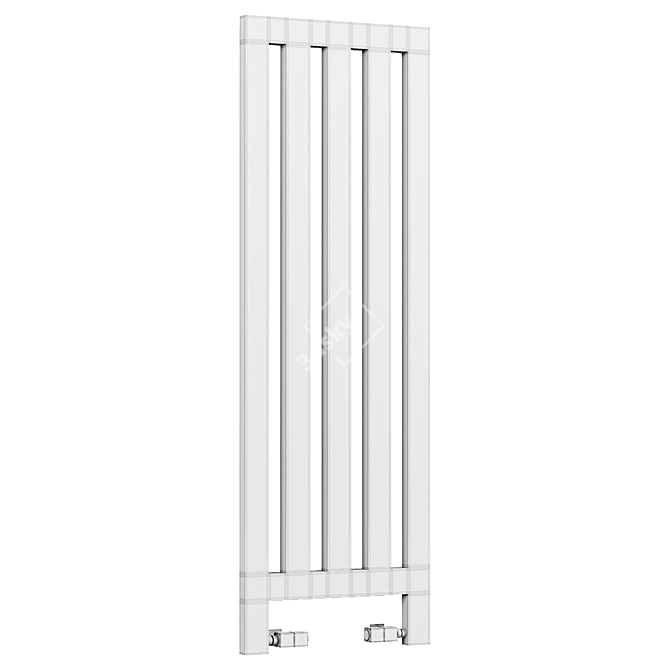 Designer Steel Radiator - MYNEW DRESS 3D model image 2