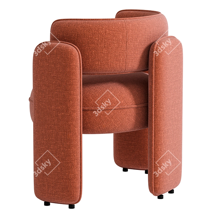 Contemporary Design Chair Chaplin 3D model image 3