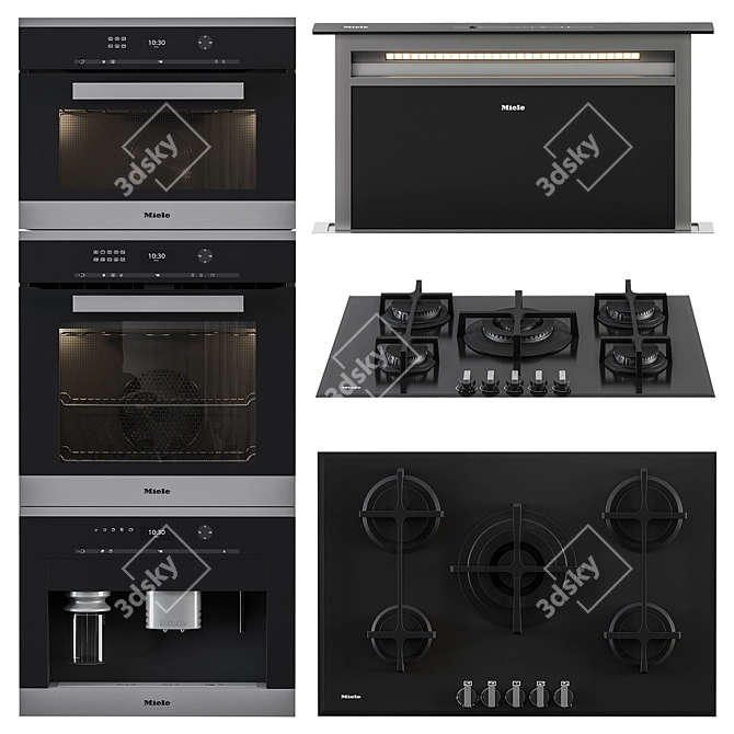 Miele Kitchen Appliance: Efficient and Stylish 3D model image 1