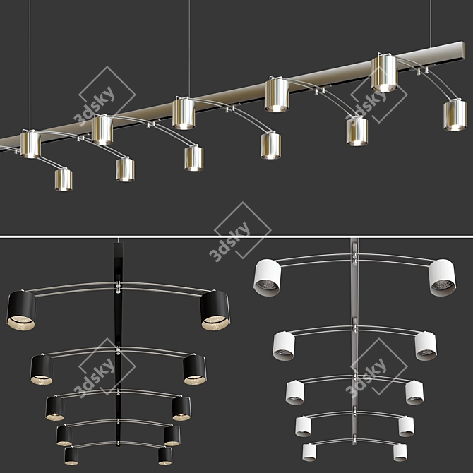  Buschfeld Balance 50 Pendant Light 3D model image 3