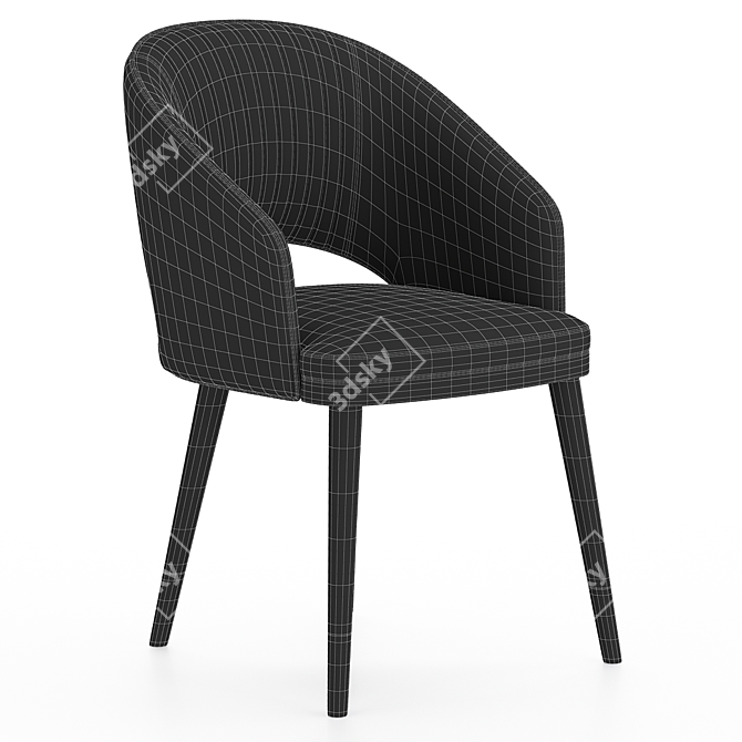 Realistic 3DS Max Chair Model 3D model image 2