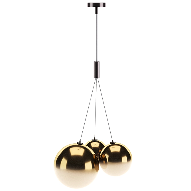 Crystal Lux ELCHE SP3 Pendant Light 3D model image 5