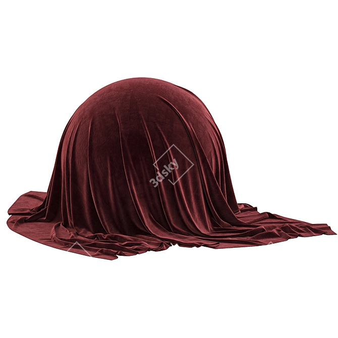 Texture Shader Velvet Fabric 3D model image 3