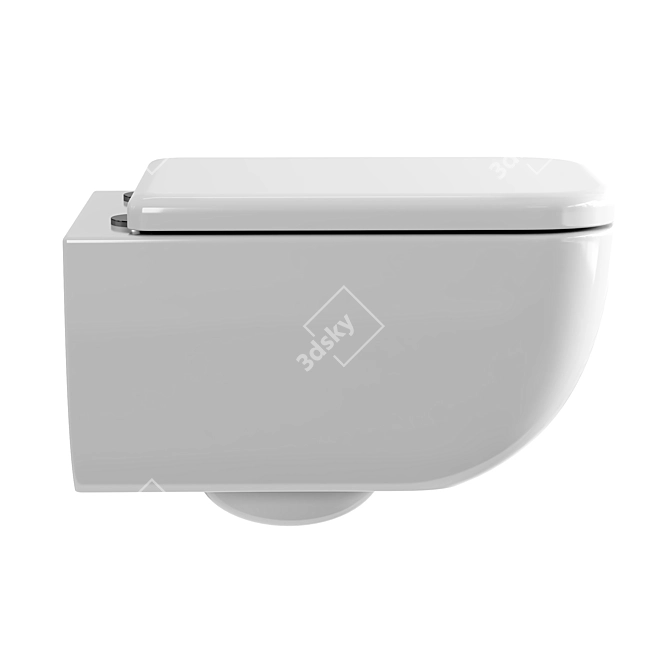 Gessi GOCCIA Wall-Hung Toilet 3D model image 2