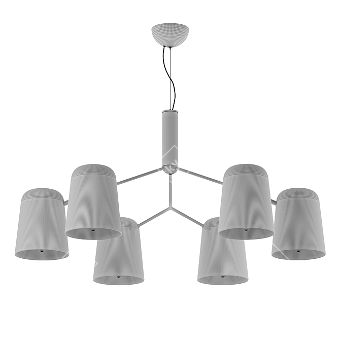 Elegance Defined Pendant Light 3D model image 4