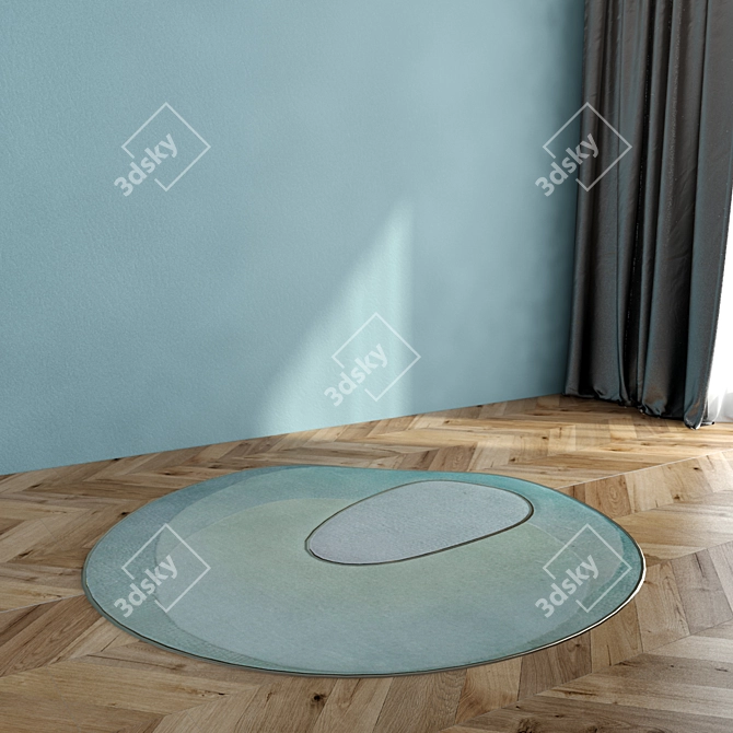 Oceania Quadro Carpets Set 3D model image 2