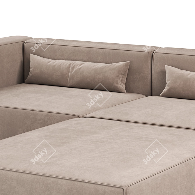 Modern Modular Sectional Sofa Set 3D model image 3