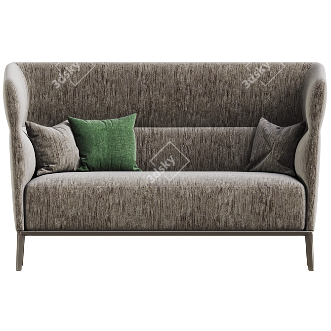 Elegant and Contemporary Camden Sofa 3D model image 3