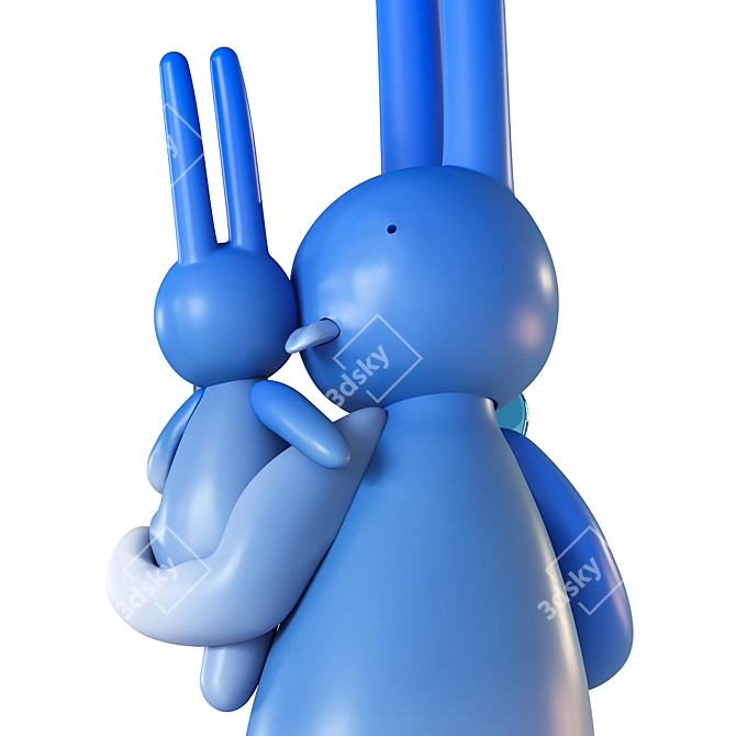 Characterful Rabbit Models 3D model image 4