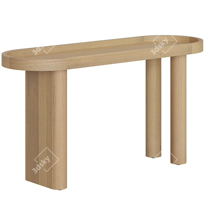 Schwell Console Table - Bucolic Chic 3D model image 2