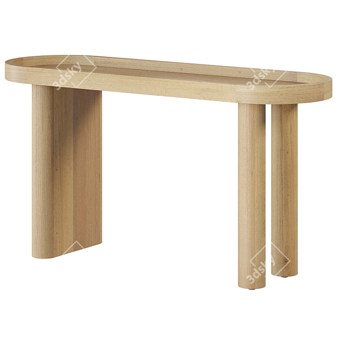 Schwell Console Table - Bucolic Chic 3D model image 5