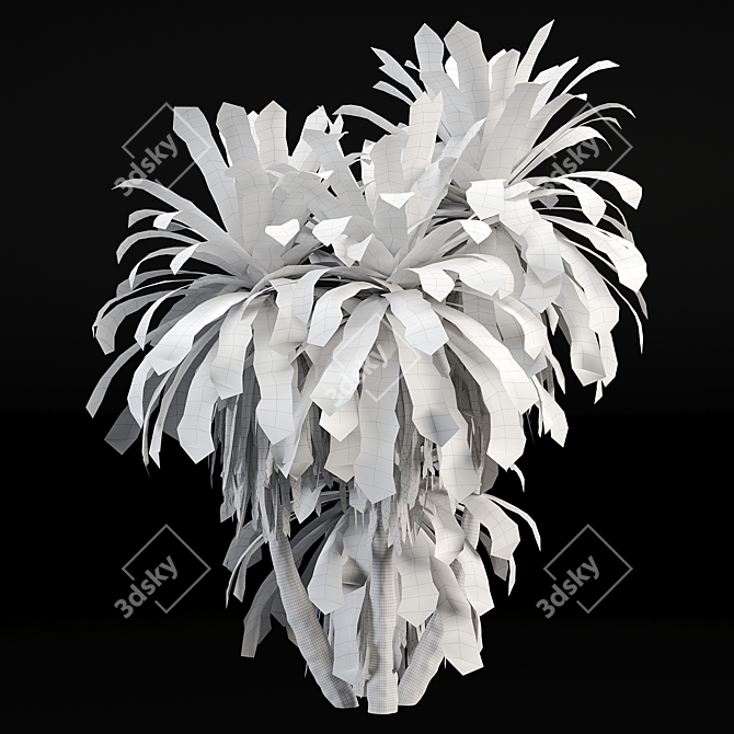 Tropical Palm Tree 3D Model 3D model image 5