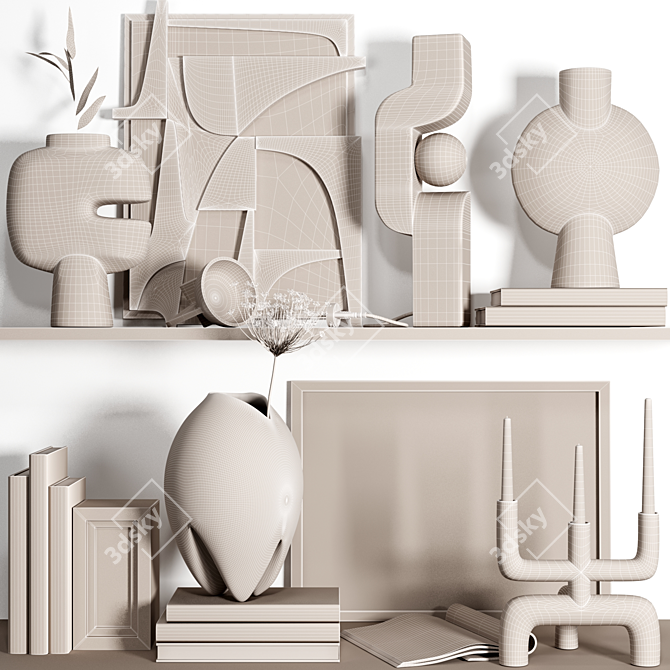 101CPH Decorative Interior Set 3D model image 7