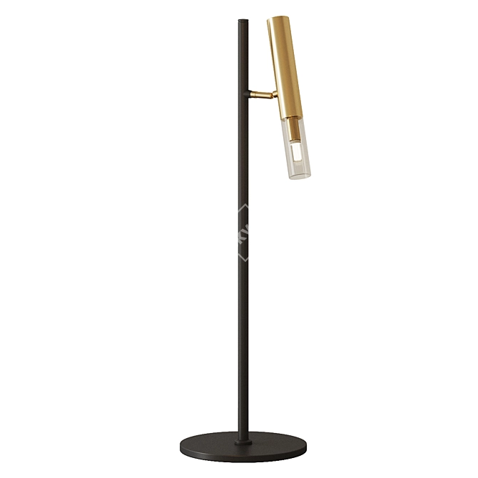 ST Luce Bedside Lamp Eclips - Black-Gold 3D model image 5