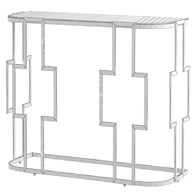 Modern Console Table 2015 Model 3D model image 2