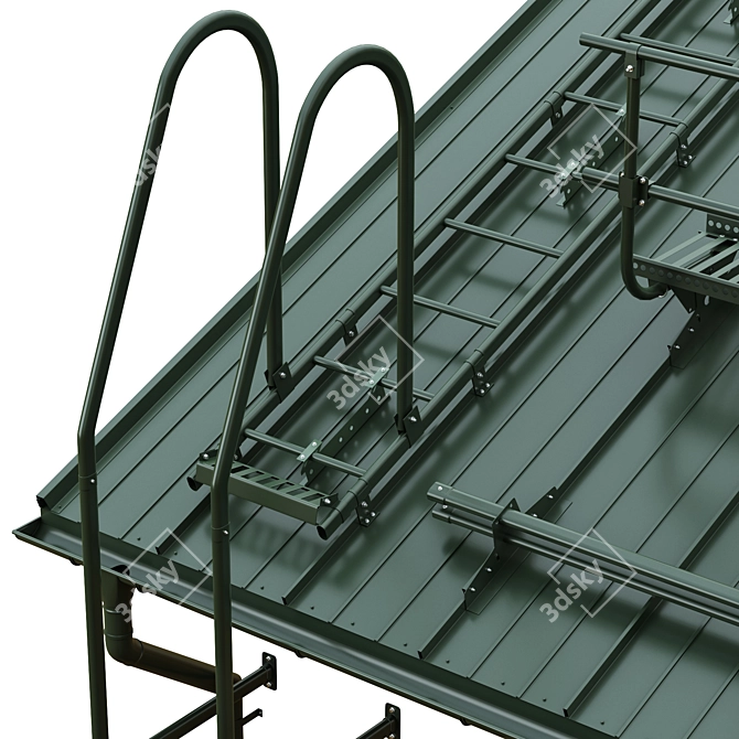 Borge Metal Roofing Safety System 3D model image 2