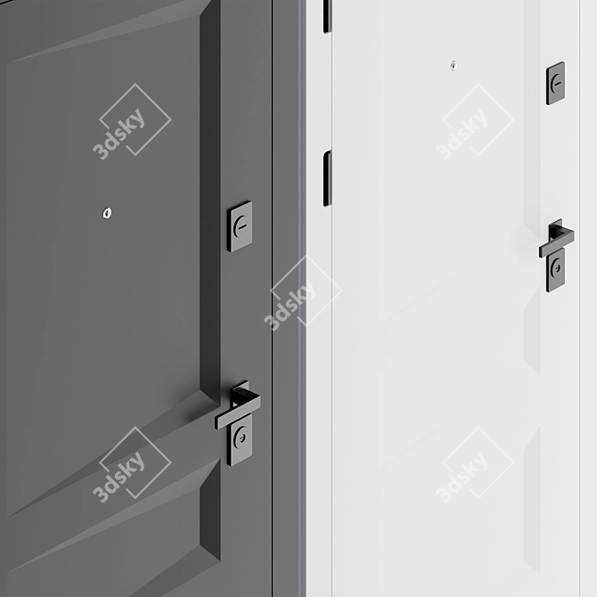 Rodos Exterior Door Çalışan 3D model image 3