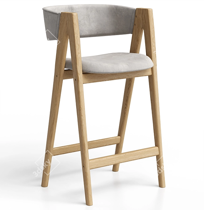 Modern Bar Stool by Montly 3D model image 5