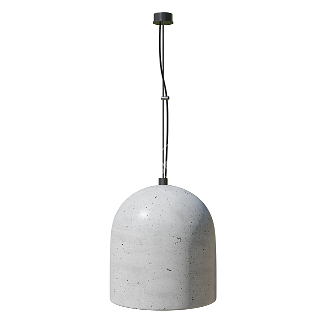 Concrete Pendant Light CL-302 3D model image 1