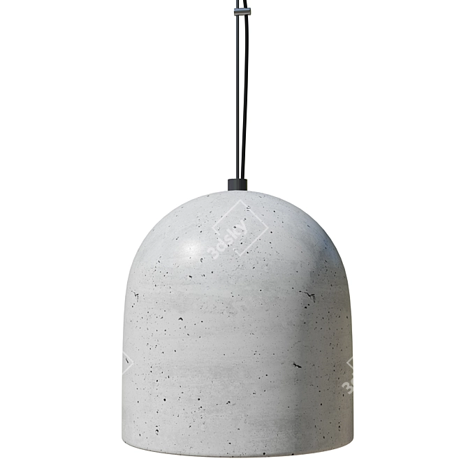 Concrete Pendant Light CL-302 3D model image 5