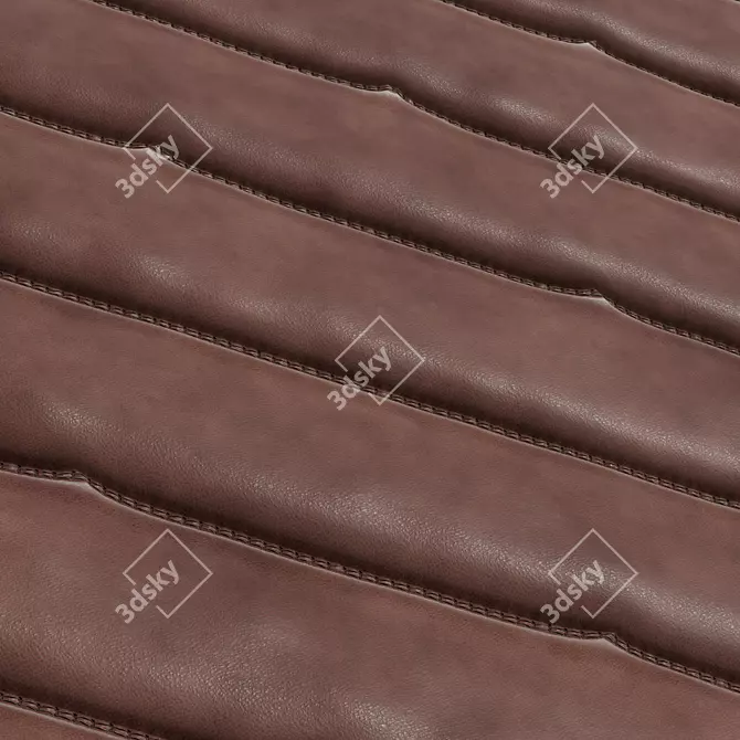 Natural Cowhide Leather Seamless Cover 3D model image 3