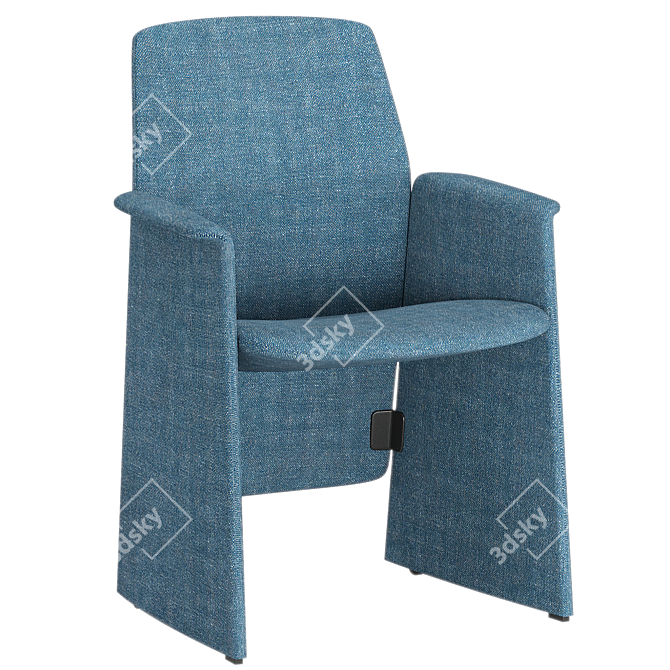 Elegant Downtown Conference Chair 3D model image 3