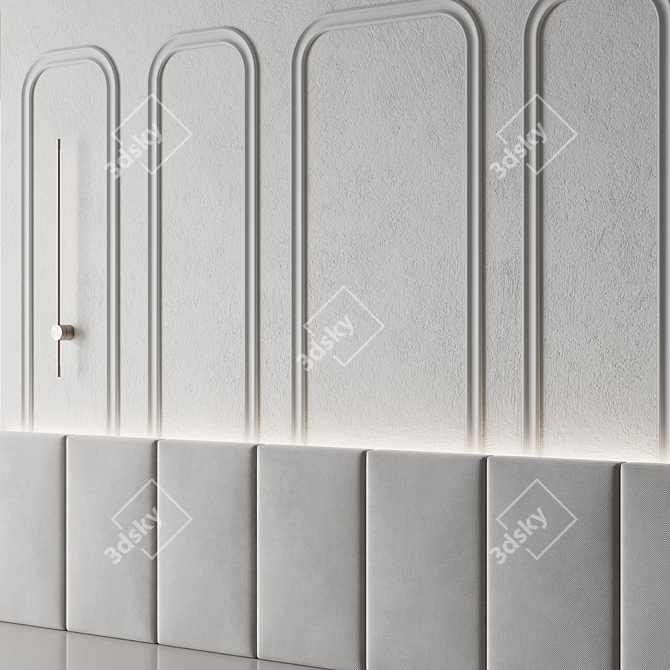 Stone Relief Wall Panel 5000x3200mm 3D model image 3