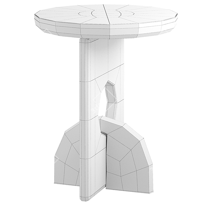  Sleek 2015 Piston Side Table 3D model image 2