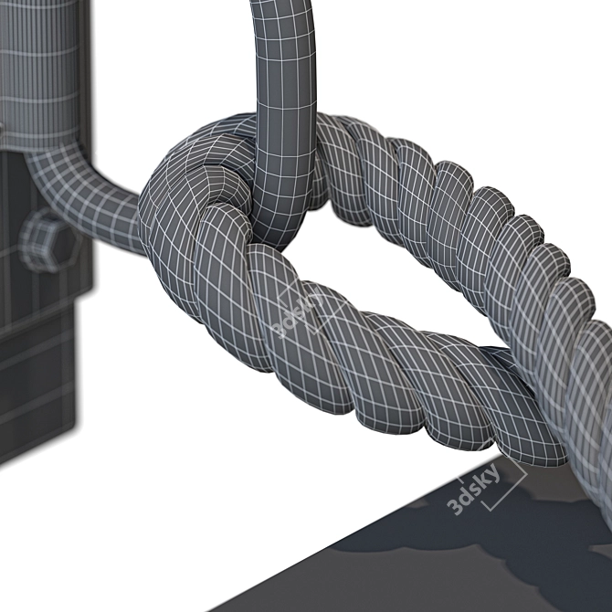 Corona 7 Battle Rope Attachment 3D model image 3