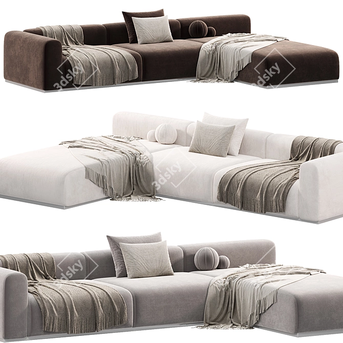 Modern MAHÈ Sofa Design 2015 3D model image 3