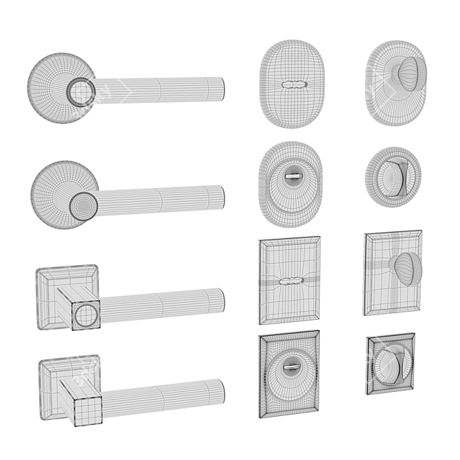 Biometric Lock Morgan Secret MS01 3D model image 2