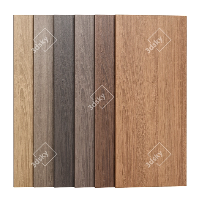  Procedural Texture Collection Wood 3D model image 1