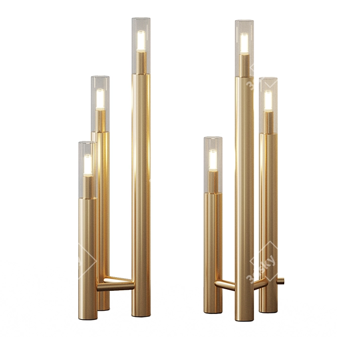 Elegant Bedside Lamp ST-Luce ECLIP 3D model image 4