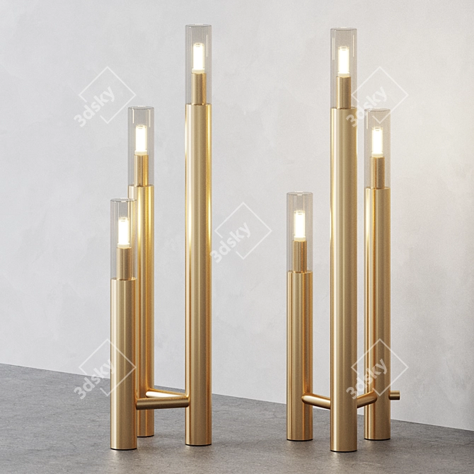 Elegant Bedside Lamp ST-Luce ECLIP 3D model image 5