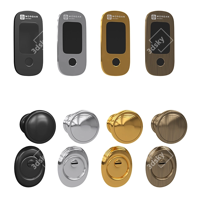 Biometric Smart Lock MorganSecret 3D model image 1