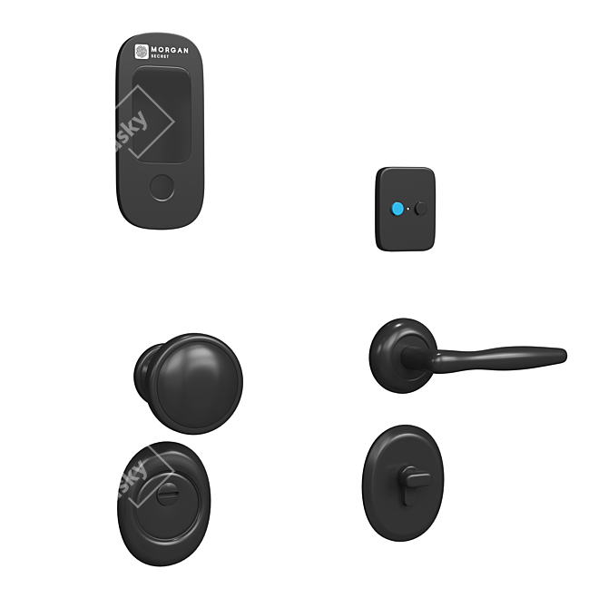 Biometric Smart Lock MorganSecret 3D model image 2