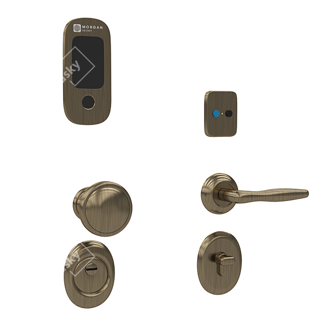 Biometric Smart Lock MorganSecret 3D model image 5