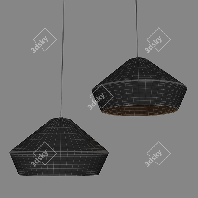 Brummel Grande Pendant Light - Modern Elegance 3D model image 4