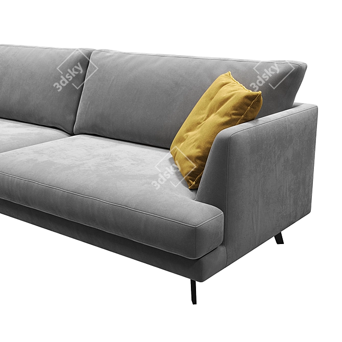 Kaza's James Sofa: Luxurious Comfort 3D model image 3