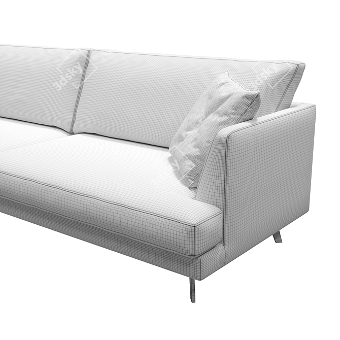 Kaza's James Sofa: Luxurious Comfort 3D model image 4