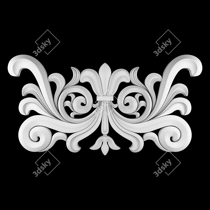 Luxury Ornament Design Software 3D model image 5